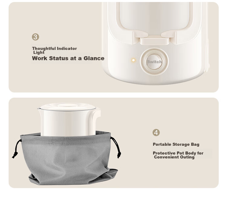 SUPOR 0.6L Elegant Capacity Electric Kettle Water Boiler Hot Water Kettle Travel Portable with 304 Stainless Steel Inner Tank SW-06D21A 15