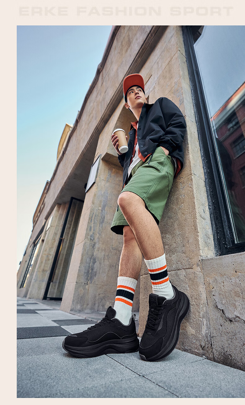ERKE Casual Shoes 26 New Men's Comfortable Shock-Absorbing Versatile Sports Dad Shoes | Fengxuan 2 8