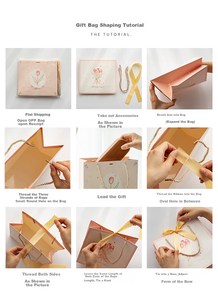 Fanyejia Chinese Gift Bags, Set of 4, Wedding Gifts, Large Capacity Handbags, National Style Mid-Autumn Festival Celebration Gift Boxes 15