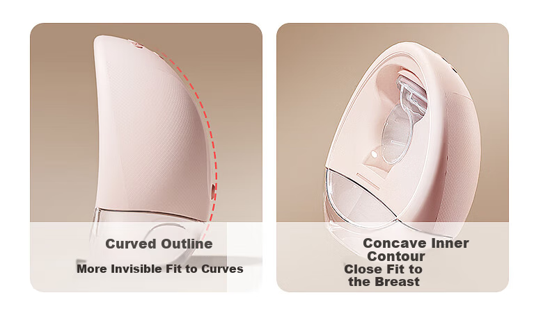 Xenbea Hands-Free Breast Pump, Electric Wearable Portable Fully Automatic Painless Massage Milk Collector Squeezer 8791 9