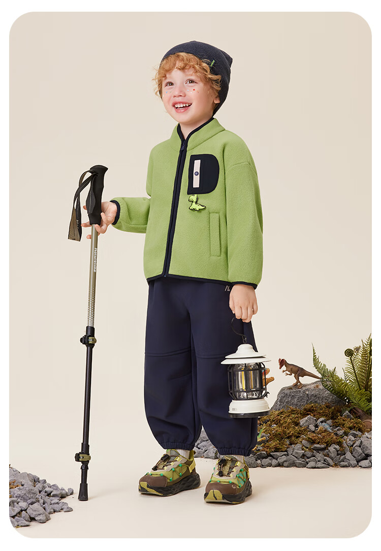 MQDMINI [Anti-Static] Boys' Fleece Jacket Children's Outdoor Sports Camping Baby Toddler Coat 11
