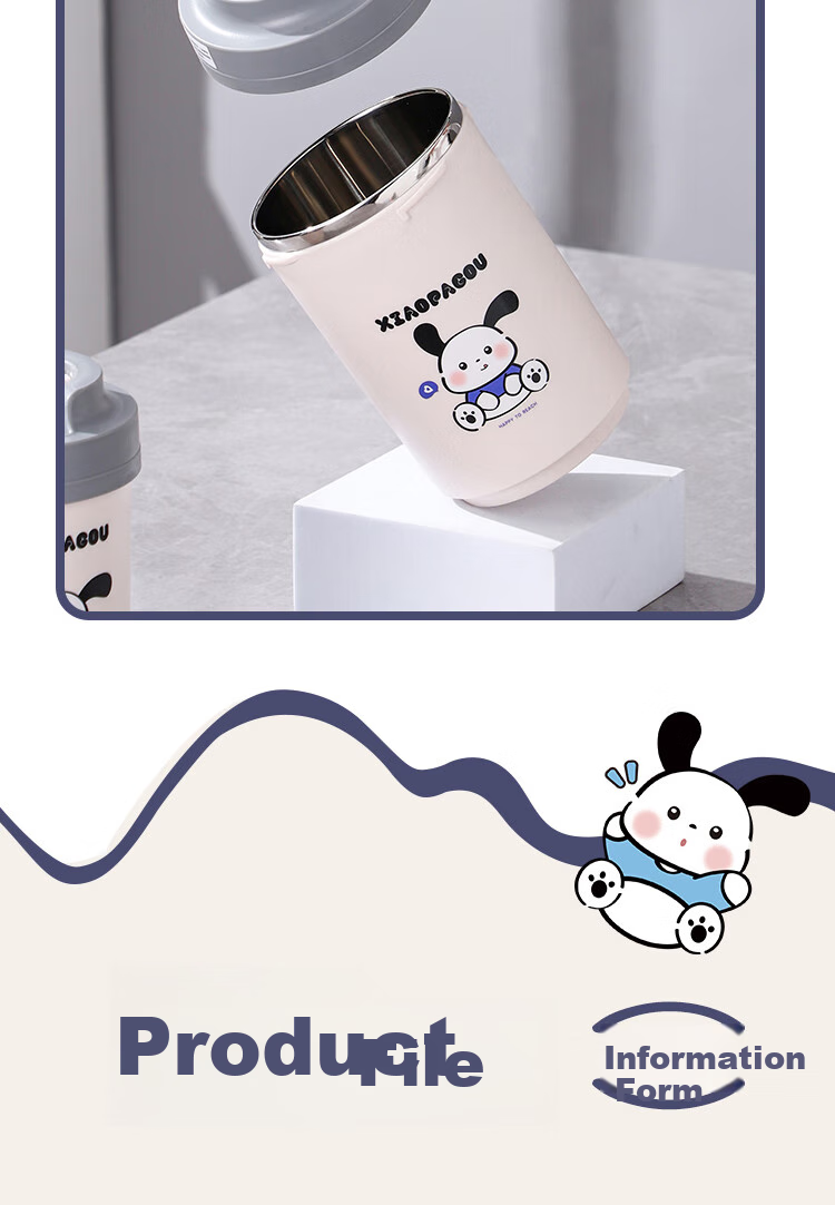 BJ 304 Stainless Steel Children's Water Bottle, Coffee Mug for Girls And Boys, Insulated Thermos Cup for Office And Dormitory Use 17
