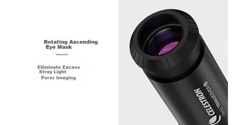 Celestron Leto 10X42 High-Definition High-Power Portable Monocular Smartphone Telescope Outdoor Hiking Concert Sports Black 18
