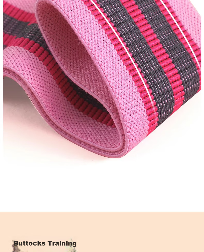 Lexi Elastic Resistance Band for Women's Fitness, Strength Training, Glute Exercises And Workouts, Dark Red, 120 Lbs, Intermediate Level 13