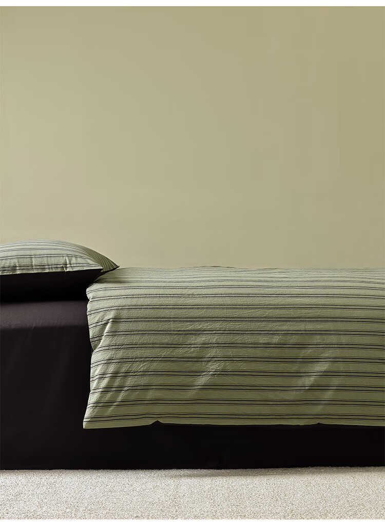 MIDO HOUSE Mingdu Pure Cotton Four-Piece Bedding Set, 100% Cotton Class A High-End Luxury Feel Fitted Sheet, Duvet Cover, Quilt, 220x240cm, Aodeler 8