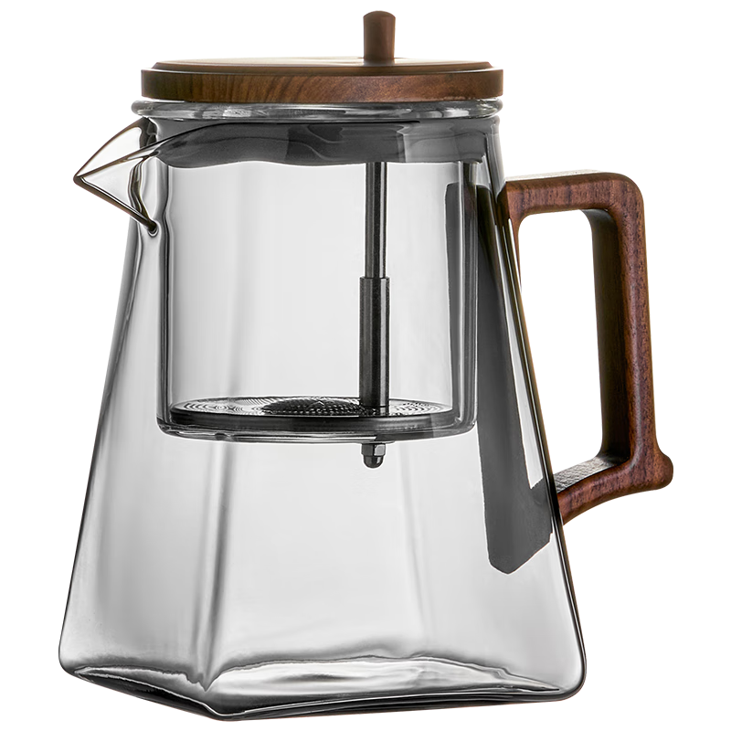 Niye Glass Teapot with Infuser High-Temperature Resistant Office Loose Leaf Tea Brewer