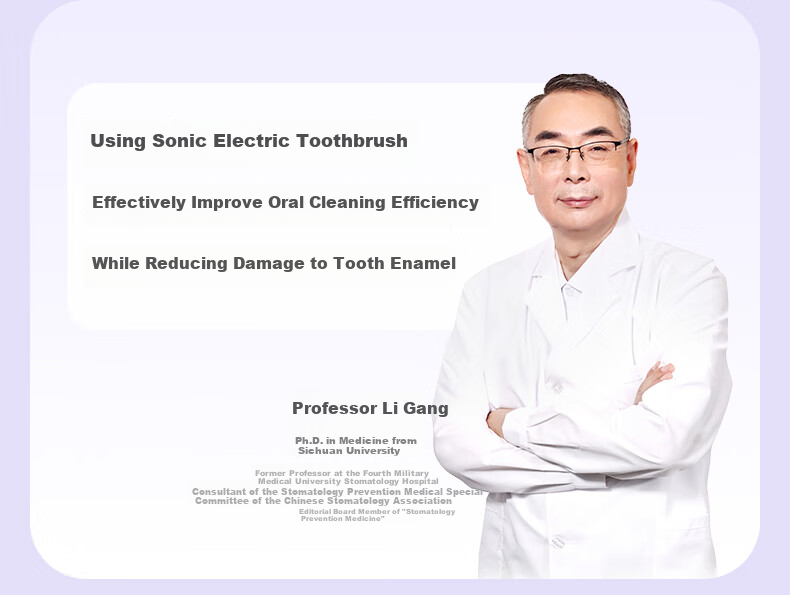 Shuke Electric Toothbrush T2 Xiaomi White, Smart Zone Change, 5 Modes, for Adults And Students, Gift for Boyfriend Girlfriend, Birthday Present, Oral Cleaning, Adult Gum Care Toothbrush 1