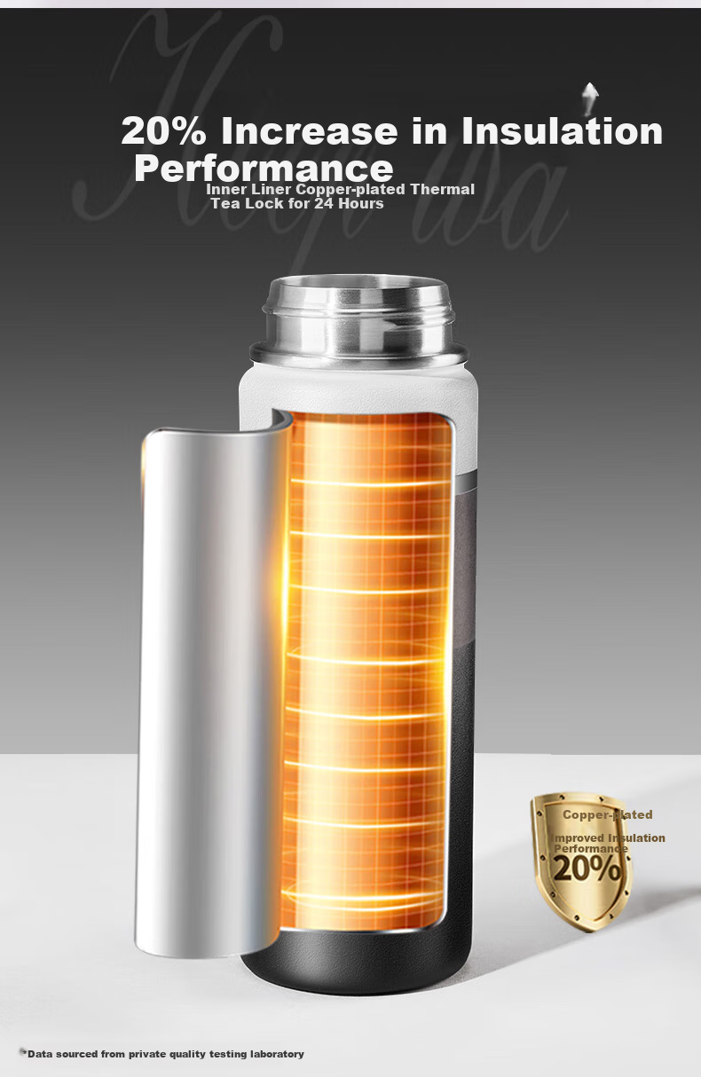 CICA Insulated Water Bottle for Students Aged 6-14 Elementary to High School Large Capacity Stainless Steel Thermos Flask for Boys 2