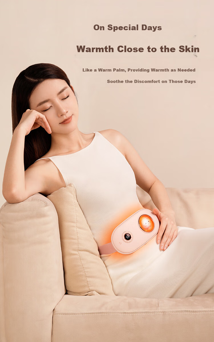 JD Original Moonlight Planet Warm Uterus Belt, Menstrual Pain Relief Hot Compress Heating Pad, Birthday Gift for Wome 3