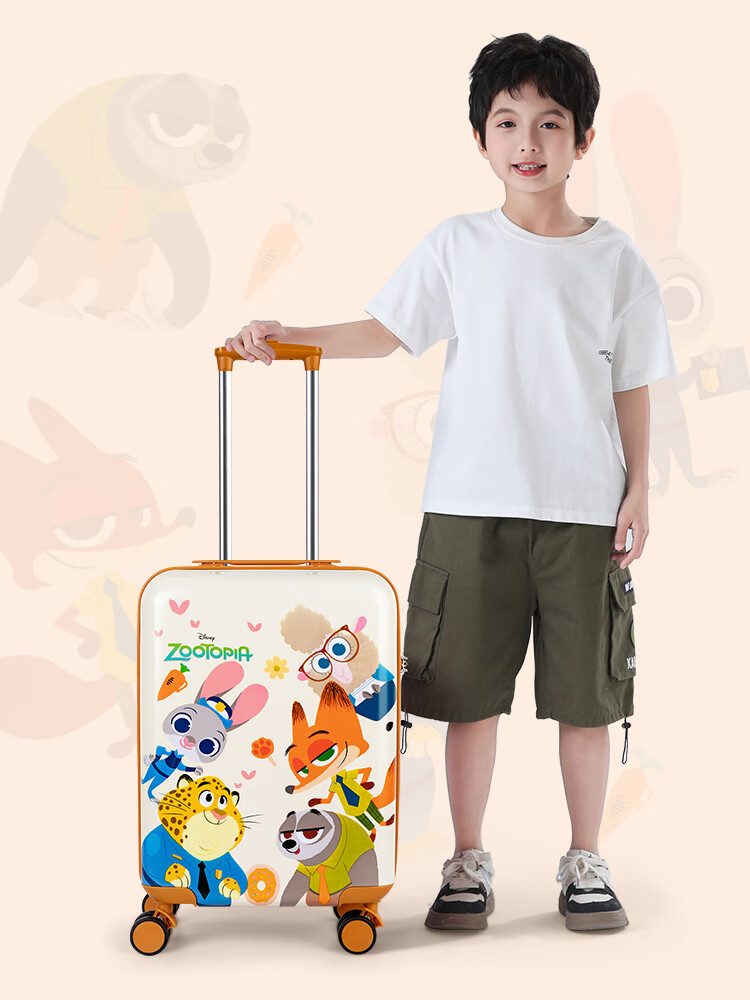 Mesuca X Disney Password Children's Luggage, 16-Inch High-Quality Kids' Suitcase with Handle, Carry-On Approved, Birthday Gift 4