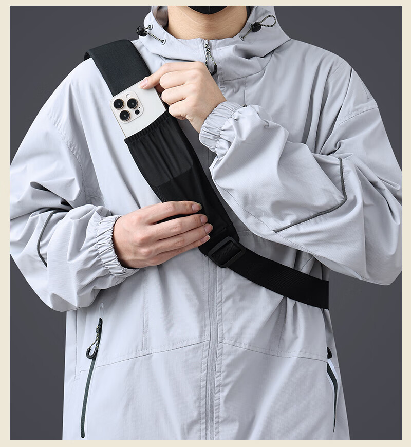 ALPINT MOUNTAIN Elmont Men's Chest Bag Casual Crossbody Shoulder Bag Trendy Small Backpack Large Capacity Commuting Cycling Sports 13