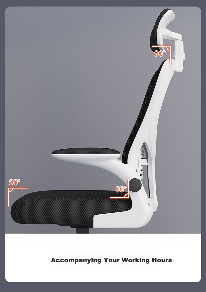 Chibailun Ergonomic Office Chair, Home And Study Chair, Adjustable Height Chair for Dormitory And Study Room, Comfortable Gaming Chair for Long Sitting 8