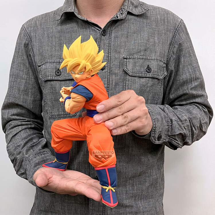 BANDAI Glasses Factory Dragon Ball Grandista Super Saiyan Son Goku Boys Toy Birthday Figure Gift 2