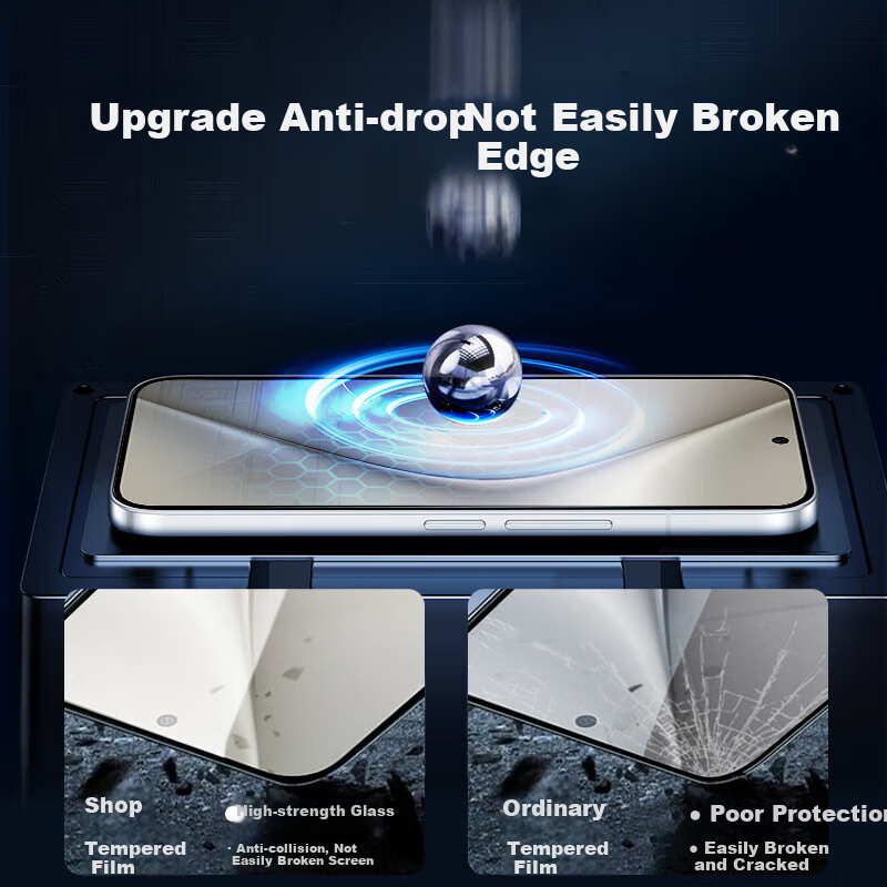 Защитное стекло Kulefeng для Huawei Pura 80 / P70, ультратонкое, HD, полное покрытие экрана, противоударное, отпечатков пальцев