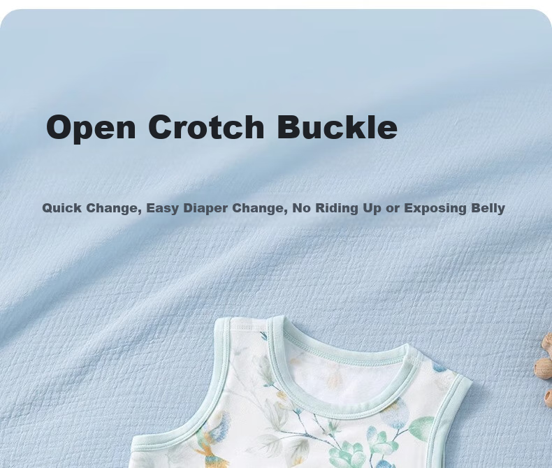 Beitaisi Baby Clothes, Summer Thin Onesie, Newborn Infant Yokesi Sleeveless Vest Bodysuit Romper 17