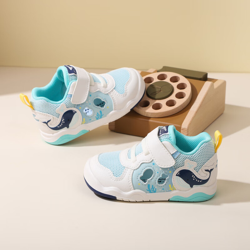 DR·KONG Spring Summer Kids Breathable Cartoon Pet Toddler Sandals Beige/Purple/Blue Size 19
