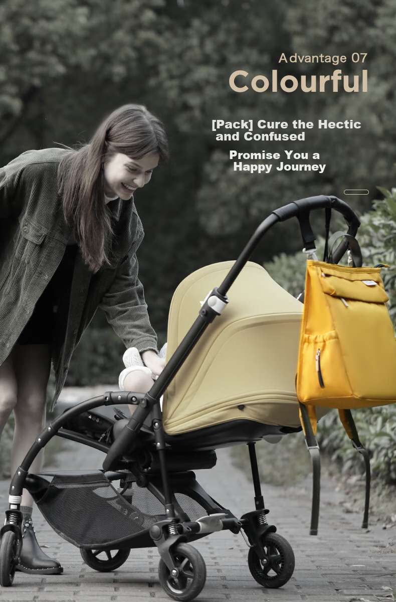 Xiaoyaxiang Mommy Bag, Large Capacity Fashionable Backpack for Mothers, Big Baby Carrier, Lightweight Handheld Tote for Outdoor Use (Yiyuan) 13