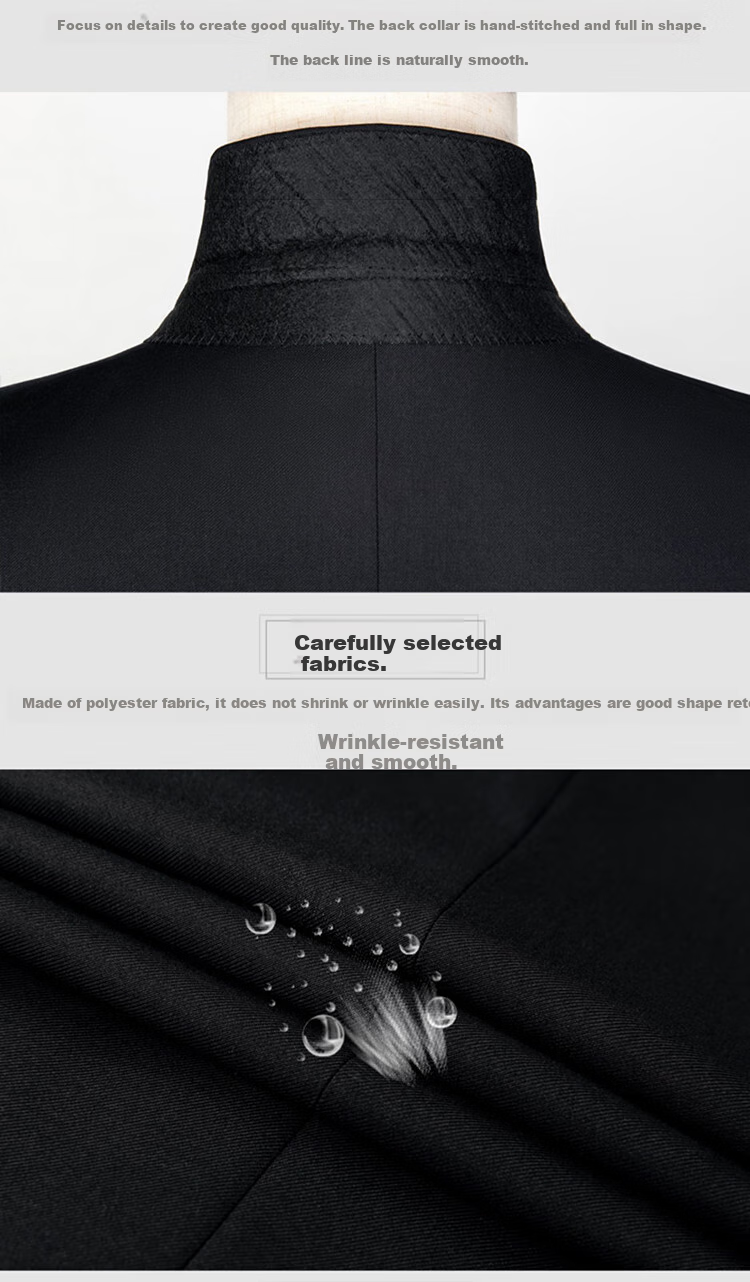 Ayoupang Large Size Suit Set for Men, Loose-Fitting Professional Formal Wear, Business Jacket, Plus-Size Wedding Groomsman Suit, Formal Attire 15