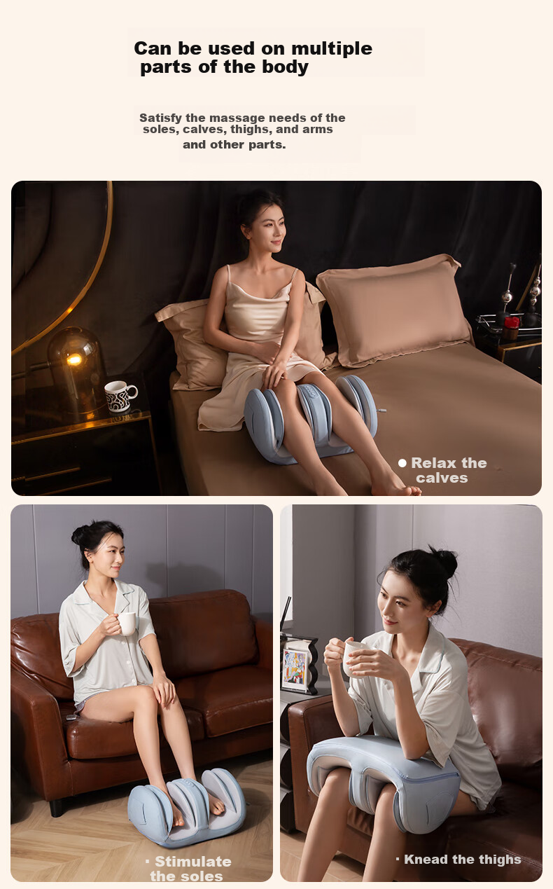 MIAOJIE [Mid-Autumn Festival Gift] X5 Leg Massager, Calf Massage Device, Airbag Kneading, Hot Compress, Leg Warmer, Muscle Relaxation, Slimming Leg Massager, Home Use, Practical 17