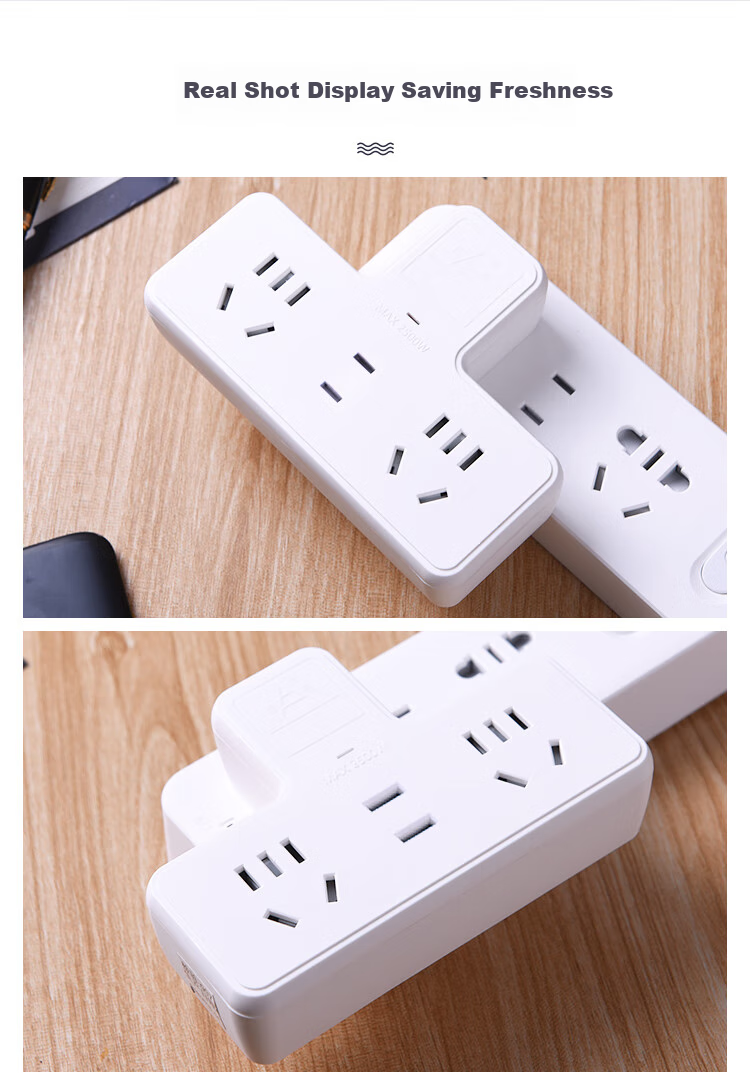Cici Socket Adapter / Multi-Outlet Converter / Plug Adapter / Socket Extension / One-To Three Outlets Uncontrolled One-To Three Outlets H20 4