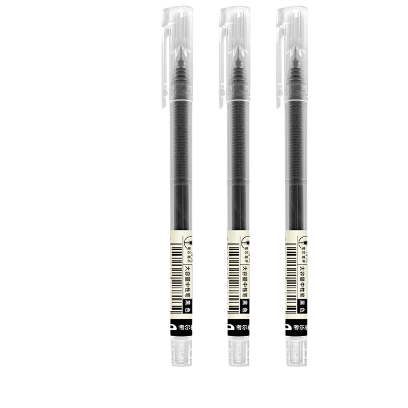 Kaoerde Brand Signature Pen 0.5mm Needle Tip Gel Pen Business Office Meeting Pen Office Supplies [8816] Black/12pcs