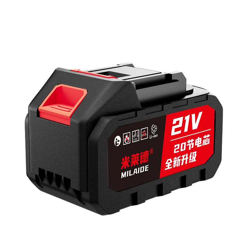Milade 21V Lithium Battery Pack 5200mAh High Capacity 5.2Ah Long Endurance Power Tool Battery