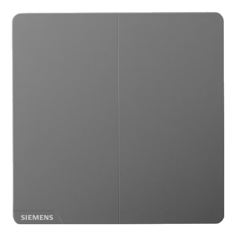 SIEMENS Switch Panel Single Intermediate Switch 86 Type Concealed Switch Haocai Dark Gray Silver 5TA26183NC02