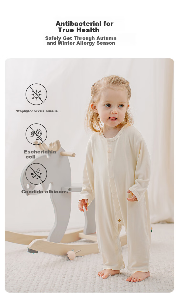 Babylove [Zongxiangsi Rou] Baby Romper, Autumn And Winter Wool Clothing, Baby Onesie, Home Sleepwear, Undershirt 6