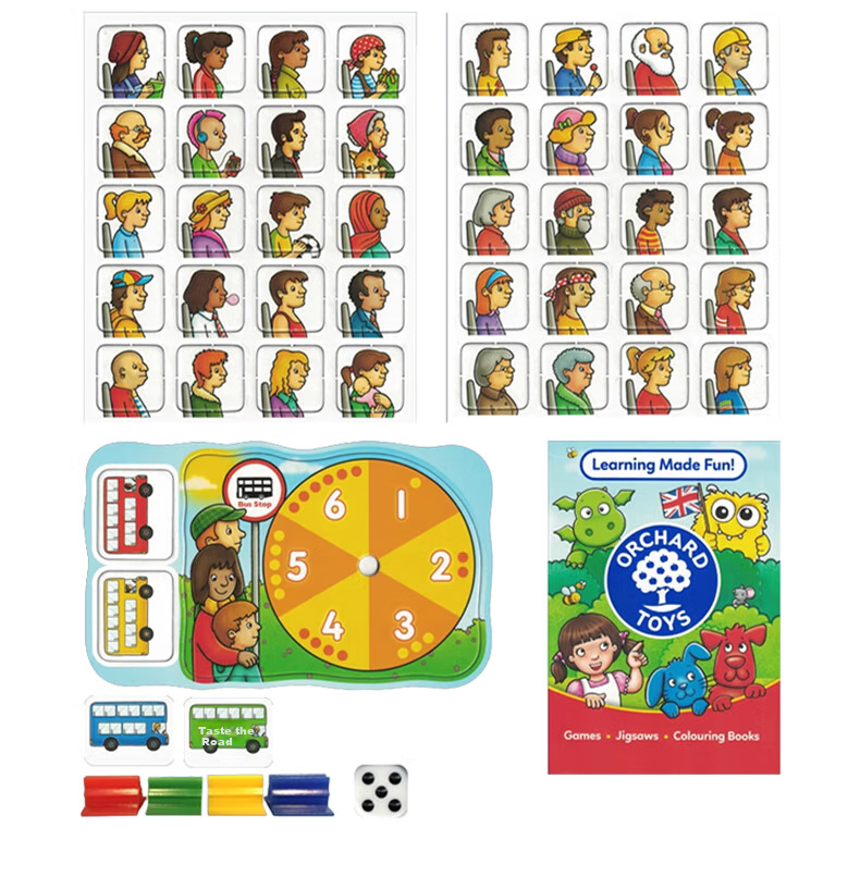 Kuaimanhu OrchardToys Bus Stop Sensory Learning Early Education Toy for Boys And Girls Aged 3-8, Birthday Gift 8