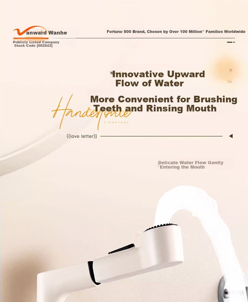Vanward Basin Faucet Bathroom Sink Mixer Tap Hot and Cold Pull-Out Adjustable M83Q 13