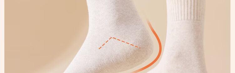 Guxu Disposable Men's Socks Daily Use Pure Cotton Winter Mid-Calf Travel Thickened Fleece Lined Wash-Free Men's Socks 10 Pairs 25