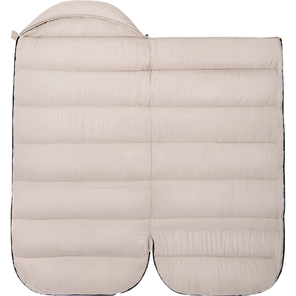 CAMEL Wide And Thick Sleeping Bag, Cold-Resistant for Winter, Autumn And Outdoor Camping, Model 174CL08636, Oatmeal Color