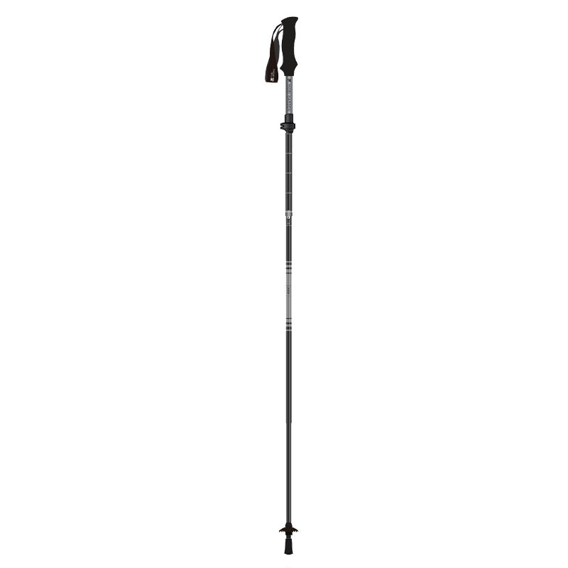 MOBIGARDEN Expedition Hiking Pole Outdoor Aluminum Alloy Folding Trekking Pole NX25667013 Titanium Color