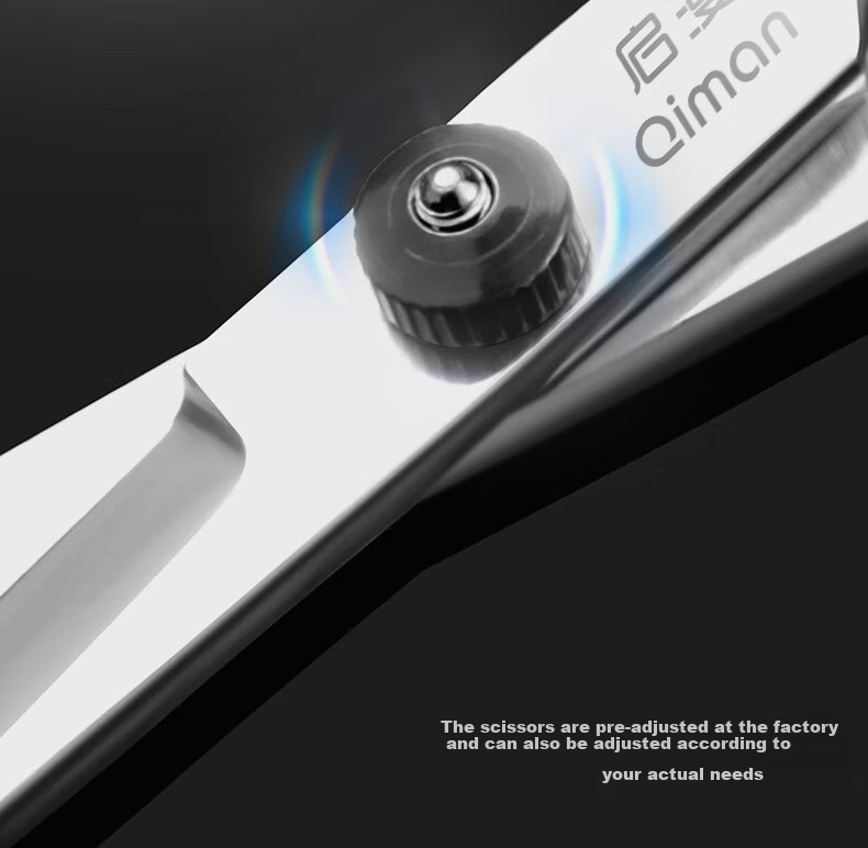 Qiman Hair Cutting Scissors, Hair Trimmer, Thinning Shears, Straight Scissors, Haircutting Tool, Bangs Trimmer, Professional Adult And Children's Hair Cutting Scissors Set, Father's Day Gift 7