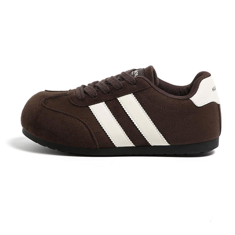 Global Vintage Platform Derby Shoes Women's 2026 New Big Head Casual Magic Tape Puff Shoes