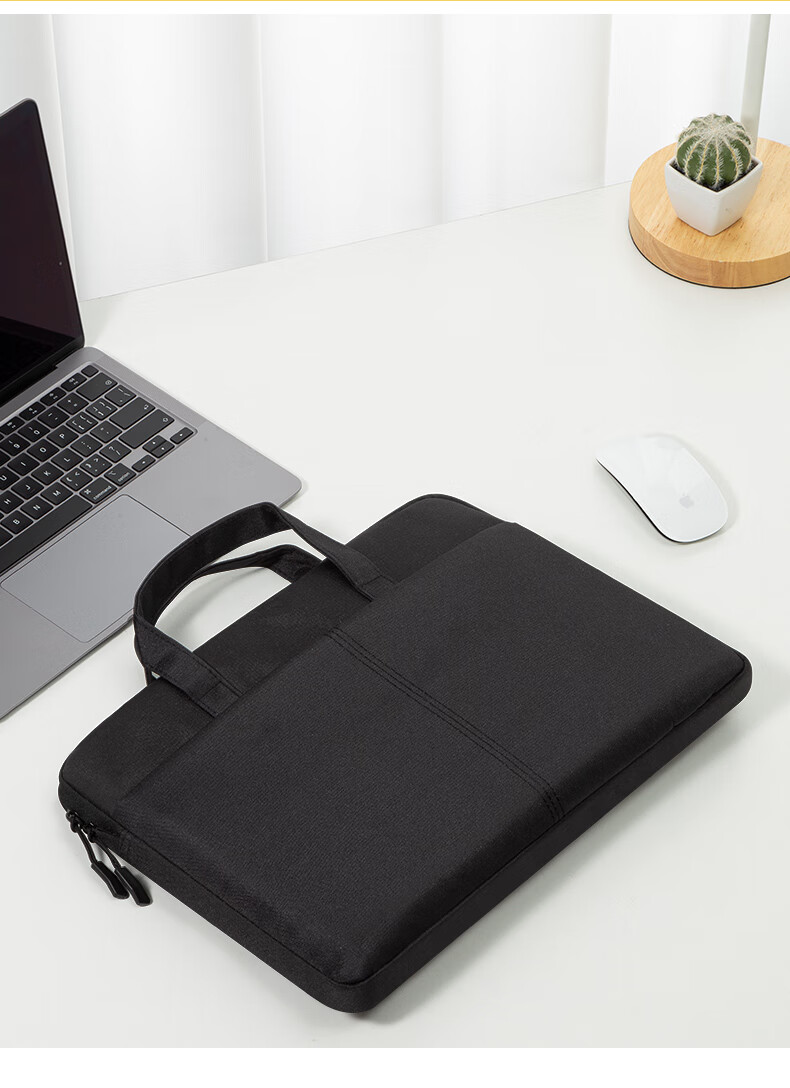 WOMT Laptop Bag 15.6-16 Inch Briefcase for Apple Huawei Xiaomi Lenovo Commuter Unisex 11