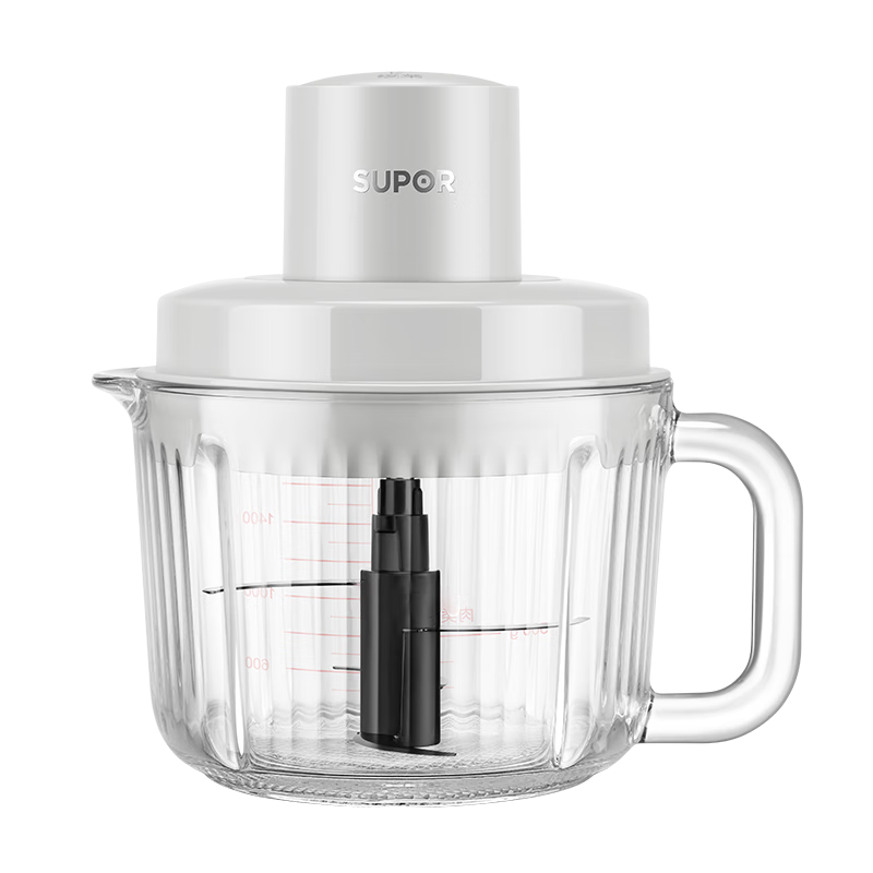SUPOR Electric Meat Grinder Household Multifunctional Food Processor with Titanium Blades 2.2L Large Capacity Chopper Mincer Mixer JR72S-B220