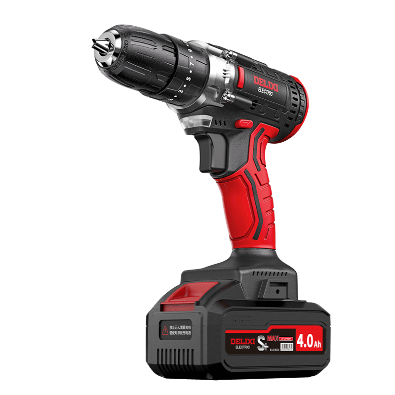 DeliXidianqi 21V Brushless Electric Drill, Rechargeable Lithium Impact Drill, Multifunctional Household Electric Drill, Household Electric Screwdriver, 4.0