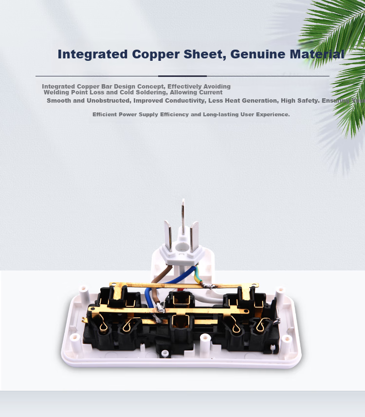 Cici Socket Adapter / Multi-Outlet Converter / Plug Adapter / Socket Extension / One-To Three Outlets Uncontrolled One-To Three Outlets H20 2