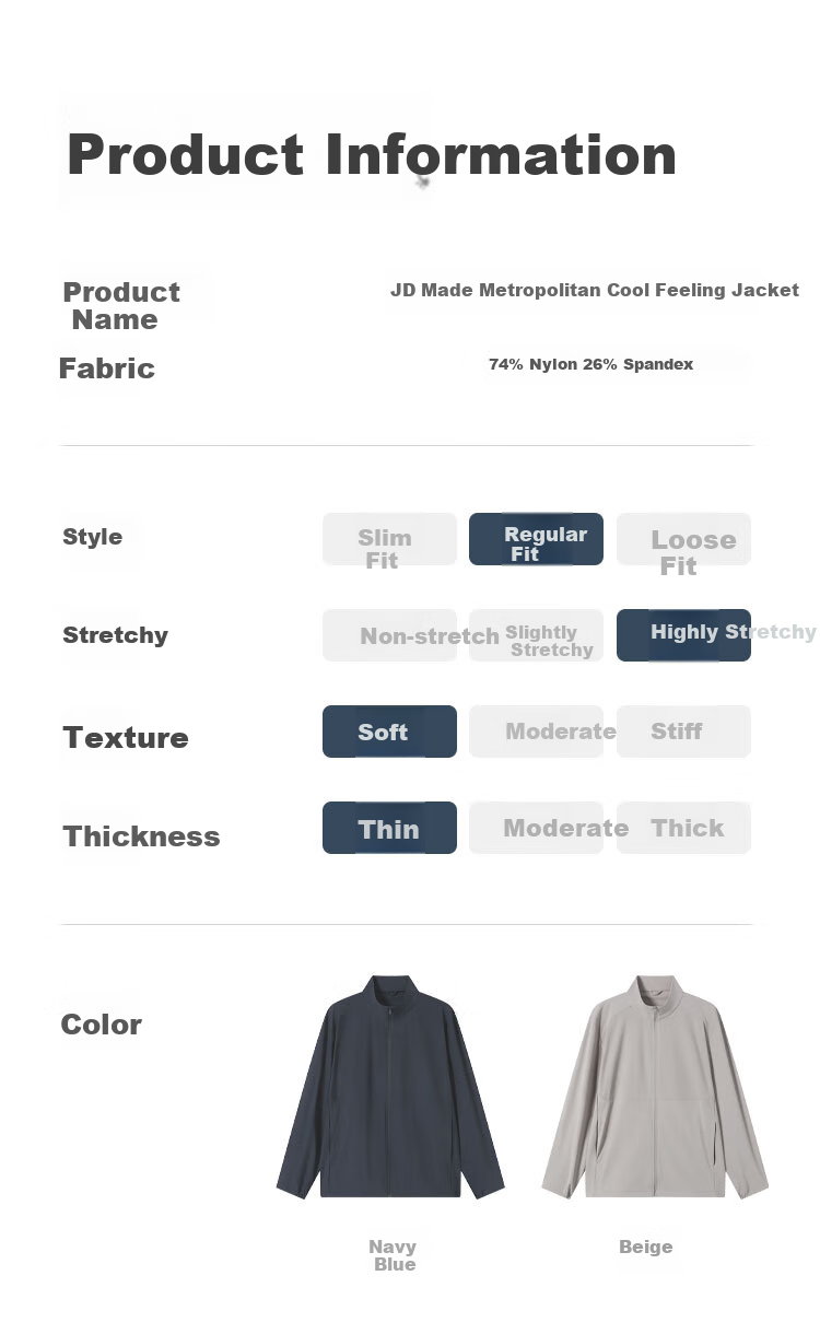 JD Original Cool Stand-Collar Sun Protection Jacket for Men, Executive Windbreaker, Men's Lightweight Coat, Spring And Summer New Style Business Casual, Coffee Gray 3XL 14