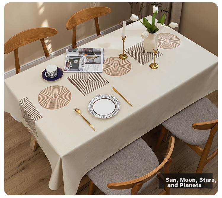 Ali Tablecloth, Table Mat, Waterproof And Oil-Proof, Washable, Heat-Resistant, PVC Tabletop, Rectangular, Green Plaid, 0.9*1.4 5