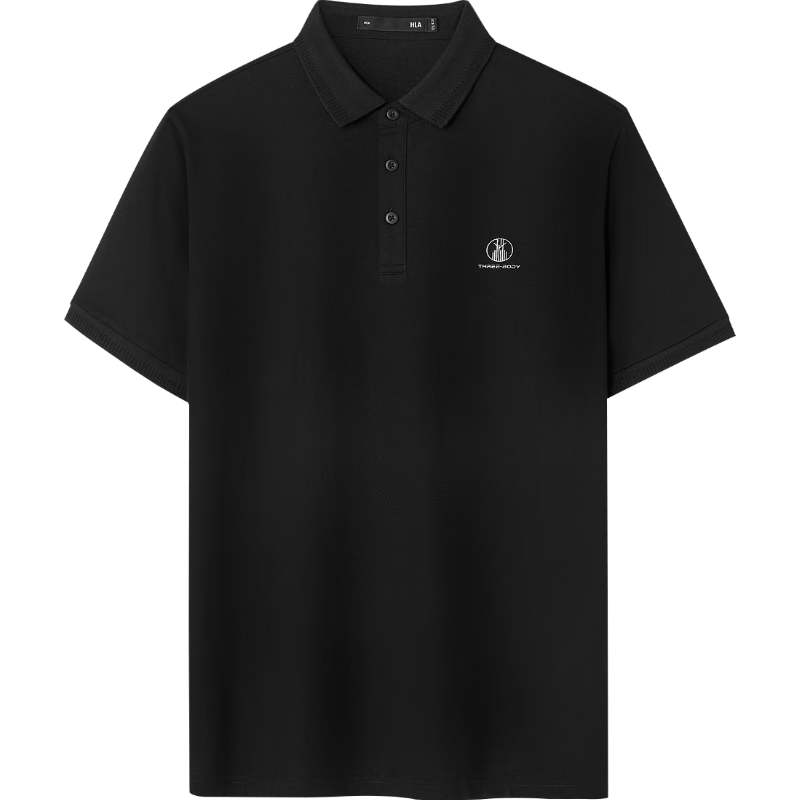 HLA Heilan Home Men's Short Sleeve Polo Shirt 26 Three-Body Collaboration Series Cooling Short Sleeve Summer Shirt