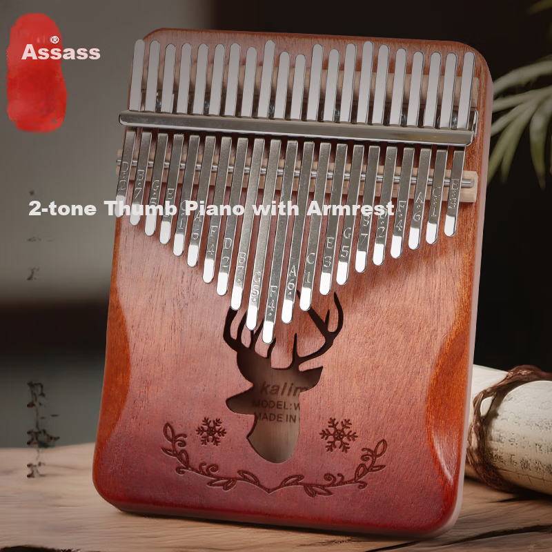 Asaska Kalimba Thumb Piano Portable Pocket Niche Musical Instrument Toy Gift for Lovers Children Christmas Birthday for Girls
