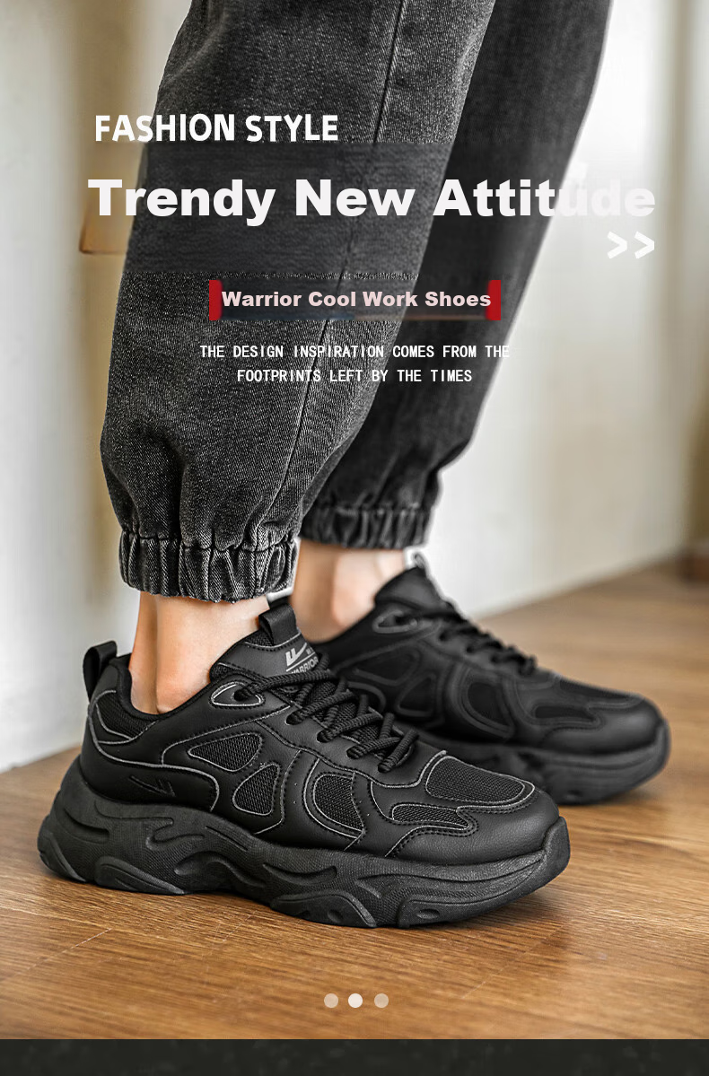 Huili Men's Casual Sneakers, Spring New Comfortable Versatile Dad Shoes WXY5522, Dark Gray, Size 41 1