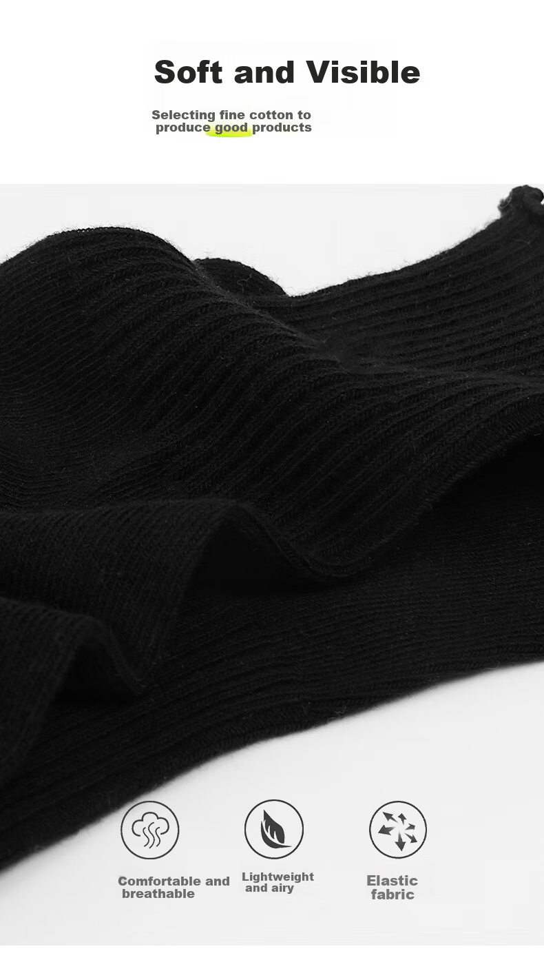 Zhiyouban Girls' Black Socks for Spring, Autumn And Summer Cotton Mid-Calf Socks with Princess Lace Trim for Girls, White Versatile Student Socks 3