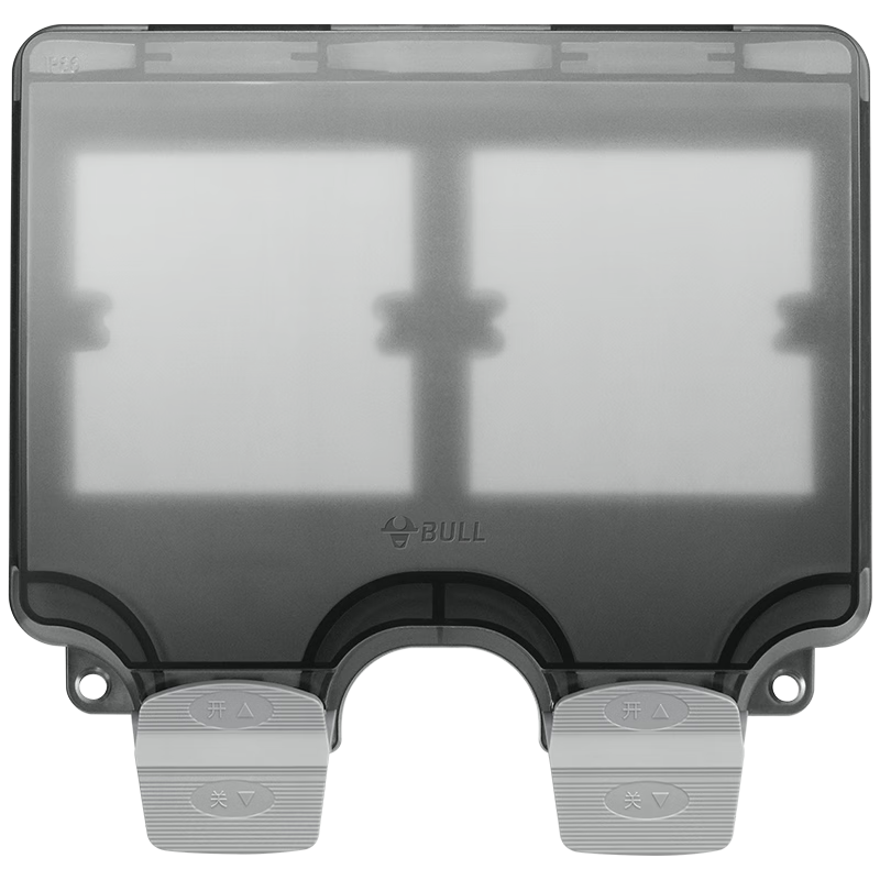 BULL Switch Socket, 86-Type Waterproof Switch Panel Box, Waterproof Cover Socket, Bathroom Waterproof Box, F06 Concealed Two-Gang