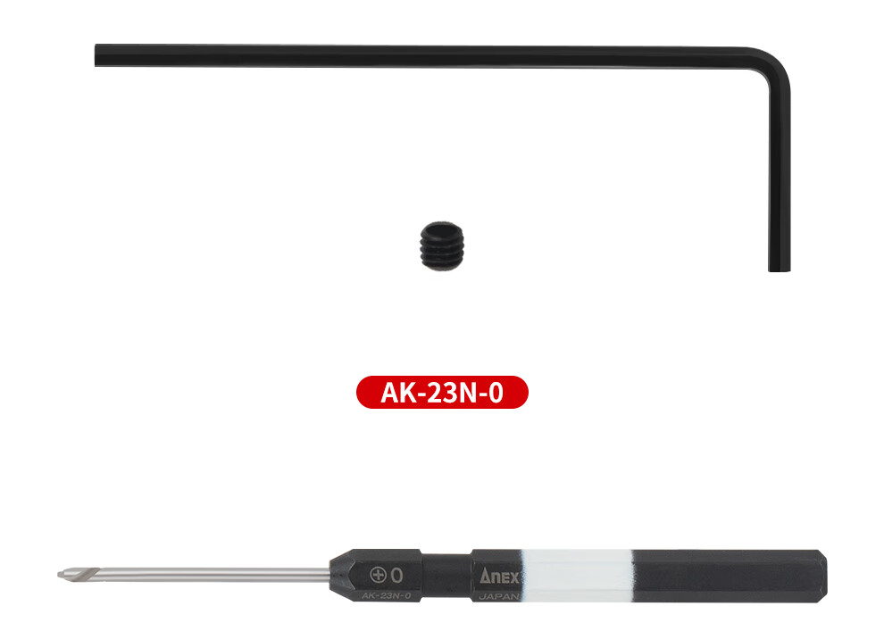 ANEX AK-23N-EX Precision Screwdriver Eyeglass Watch Disassembly Drill Tool - Accessories 8