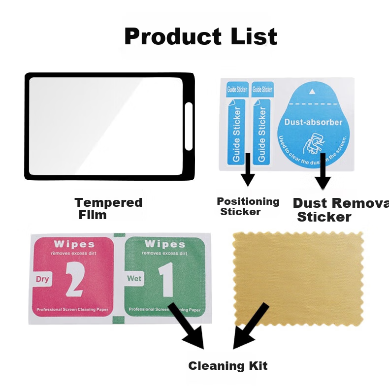 Qiye Tempered Glass Protective Film Screen Protector for Insta360 X5 Panoramic Camera, Insta360 X5 Action Camera, High-Definition Scratch-Resistant Camera Accessory, Insta X5 Screen Film X4 7