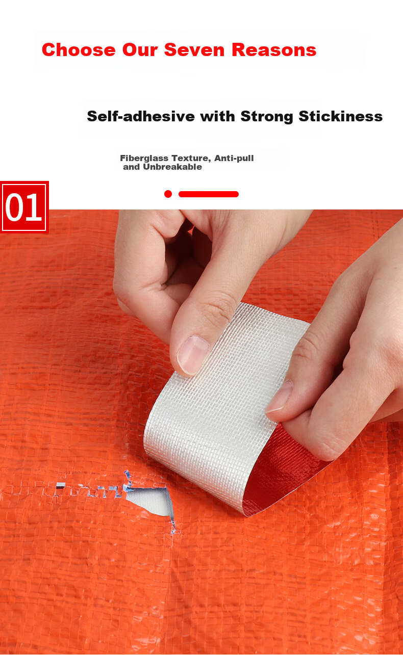 Mileqi Tarpaulin Repair Tape, Strong Adhesive And Anti-Aging, Canvas Tarpaulin Patch for Holes And Rain Leakage, Truck Tape, Green - 5cm Wide * 8m Long 3