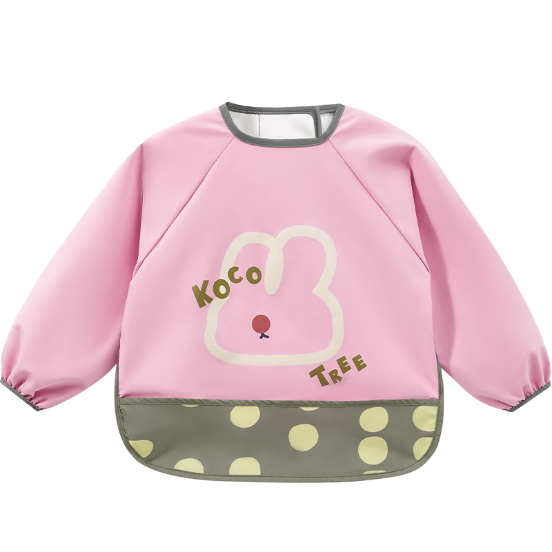 Kocotree KK Tree Kids Waterproof and Stain-Resistant Bib Baby Feeding Smock Three-Proof Apron
